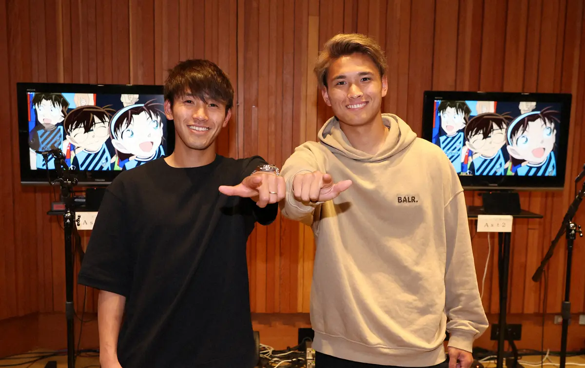 【画像・写真】Jリーグと「名探偵コナン」がコラボ　5・13放送回にFC東京松木玖生、川崎F橘田健人らが本人役で登場