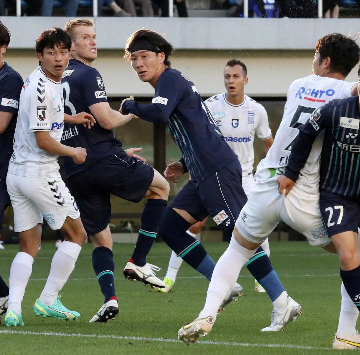 【画像・写真】J1福岡　G大阪に逆転負け　クラブJ1通算400ゴール決めたFW山岸「名を残せて光栄」も