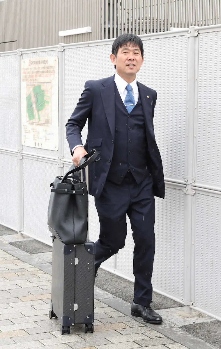 【画像・写真】日本代表・森保監督が会見　「押し込む展開に持っていきたい」15日エルサルバドル戦