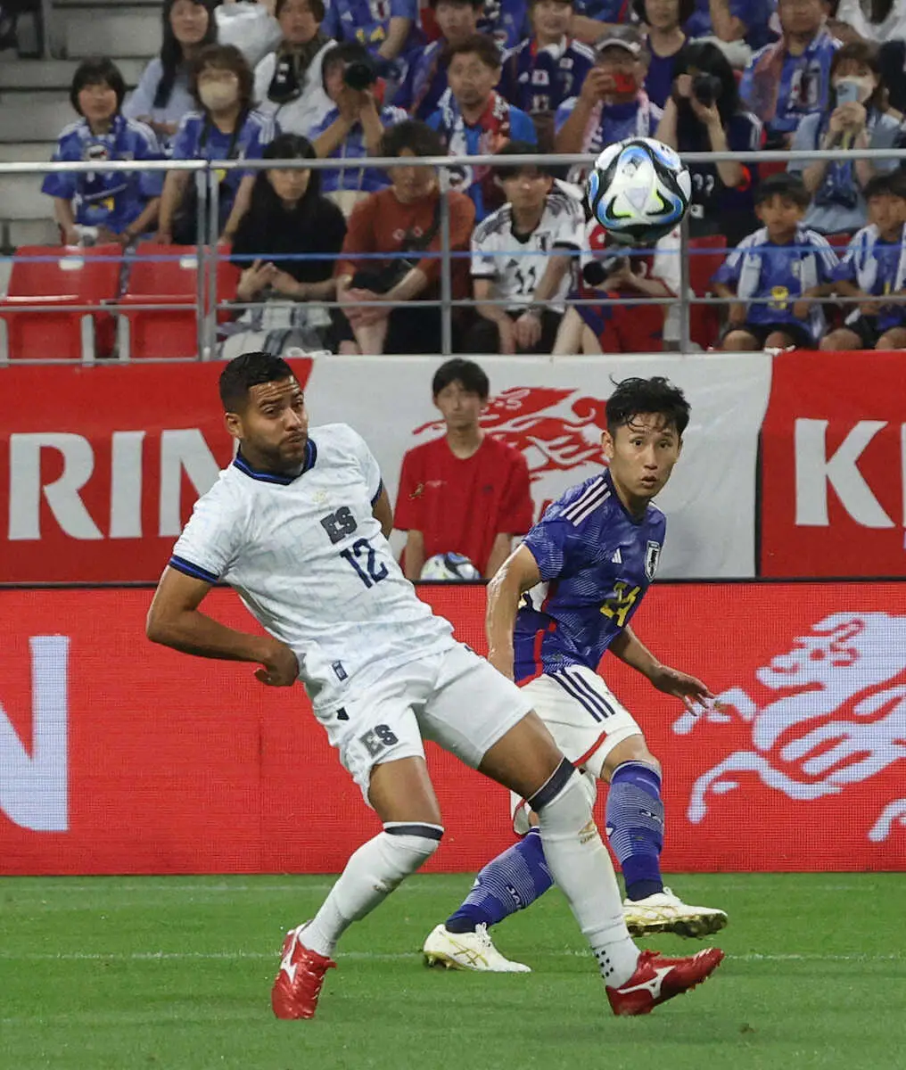 【画像・写真】初選出・森下が代表デビュー　縦への推進力だけでなく、守備でも強さ