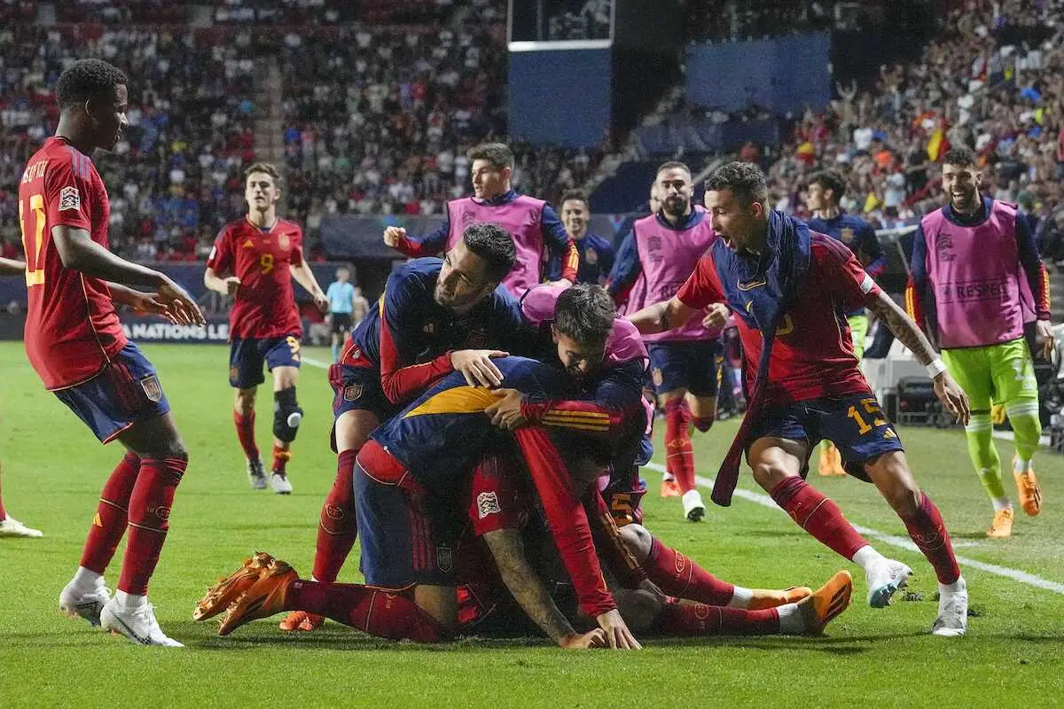 【画像・写真】スペイン　イタリア下して決勝進出　欧州ネーションズリーグ