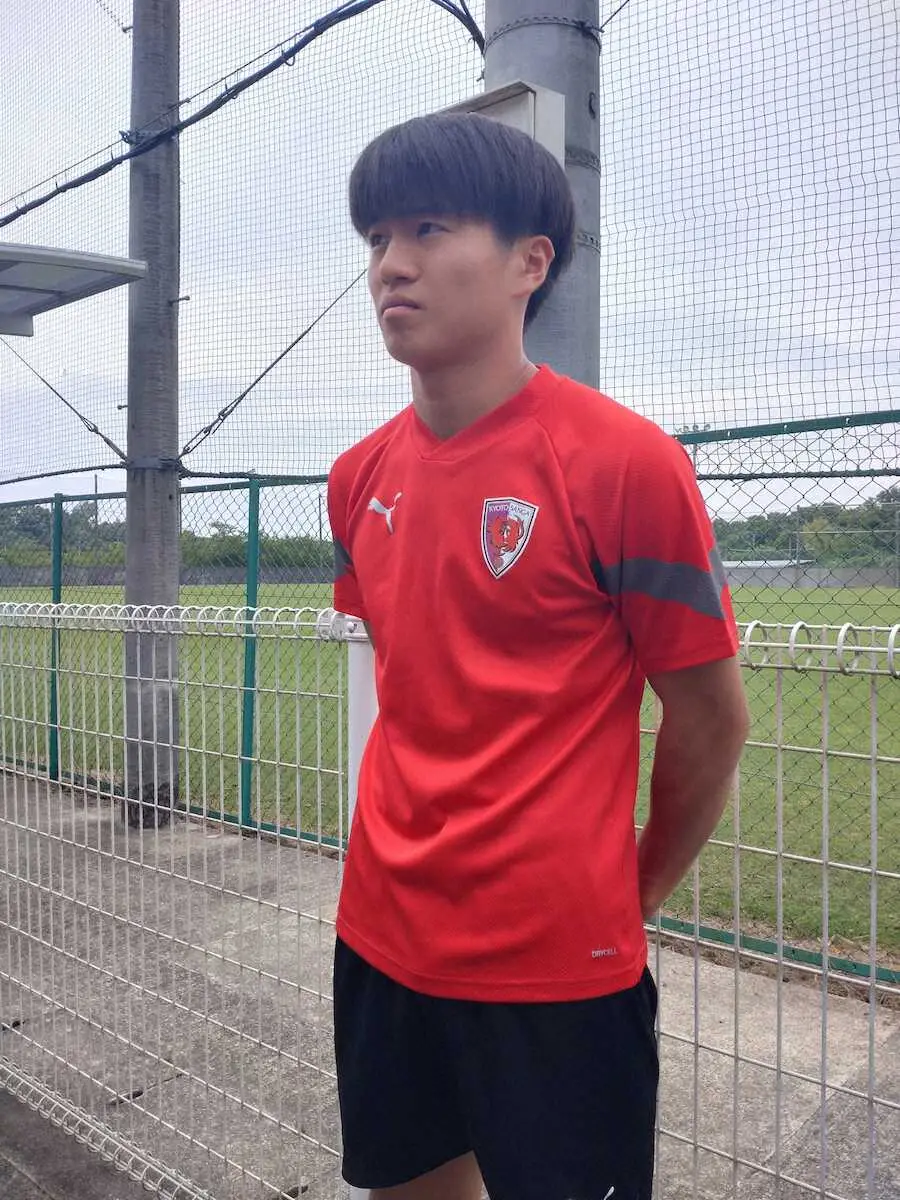 【画像・写真】京都・MF川崎　初招集された日本代表活動終了から一夜明け、クラブに合流