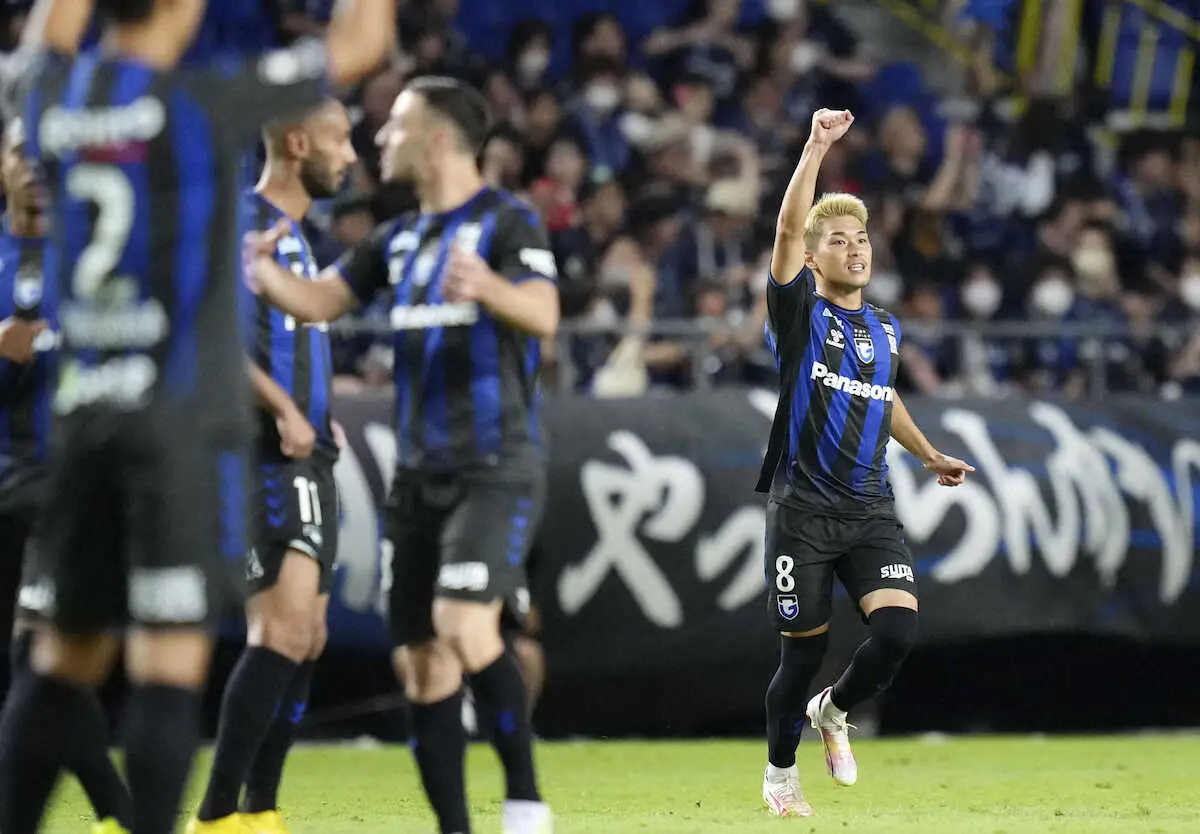 【画像・写真】G大阪3発圧勝　ここ7戦6勝1分け　食野今季初ゴールが決勝弾「ここは打つこと一択」左足振り抜いた