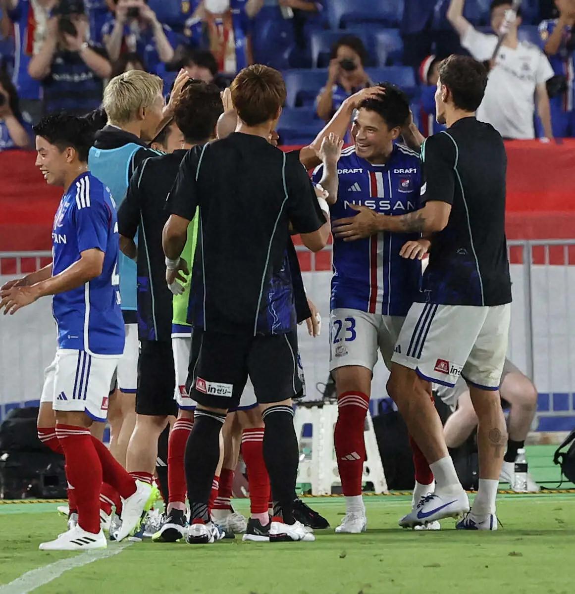 【画像・写真】横浜FW宮市　右膝じん帯断裂から復帰後最長45分間プレー　スプリント繰り返し「息が切れて死ぬかと」