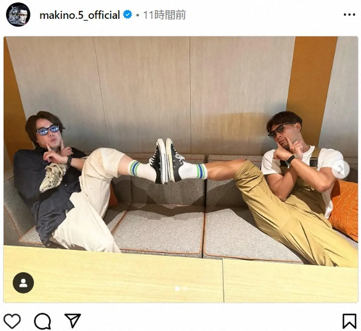 【画像・写真】槙野智章公式インスタグラム（makino.5_official）から