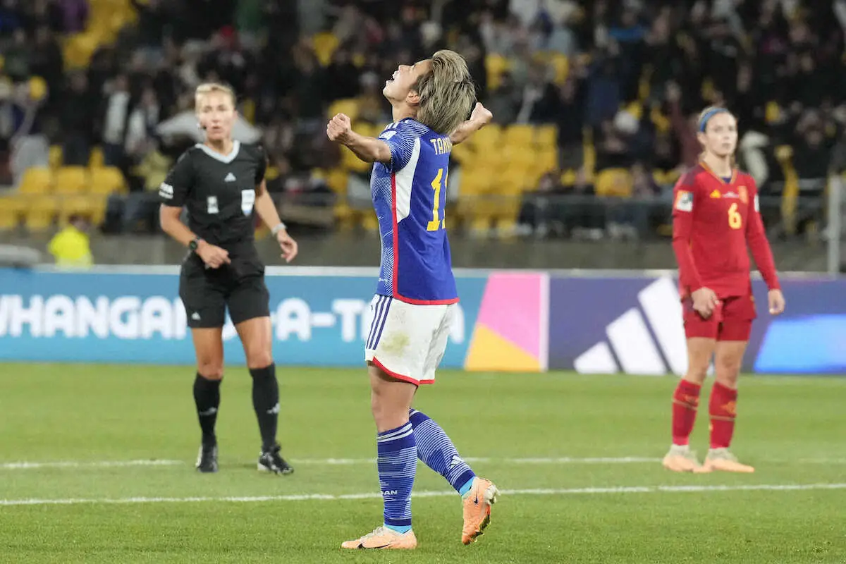 【画像・写真】【女子W杯】なでしこ　後半37分にFW田中美が4点目　スペインに4発快勝で1次L1位通過決定