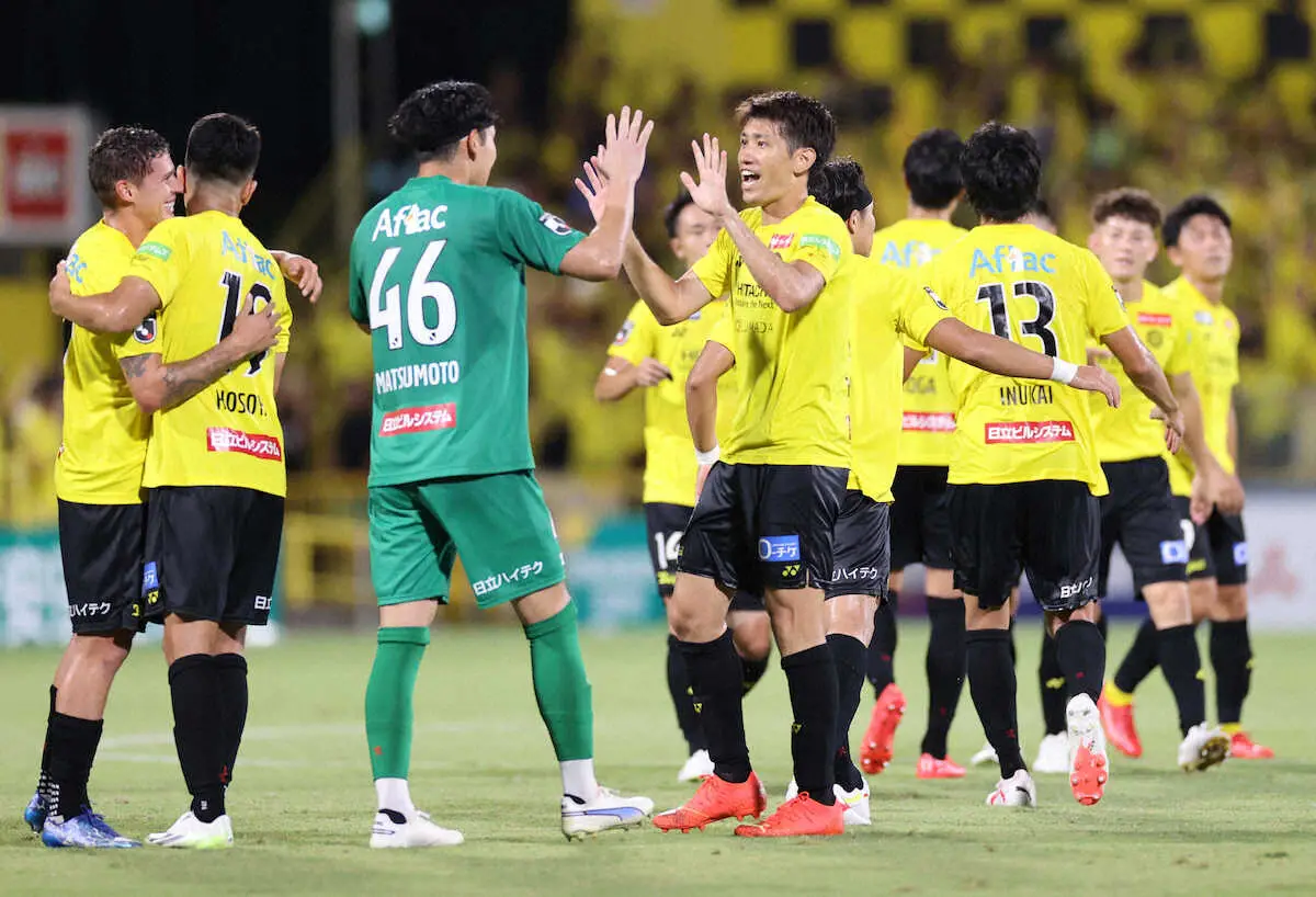 【画像・写真】柏・山田雄のJ1初得点で横浜に快勝　16位浮上に井原監督手応え「積極的に仕掛けられた」