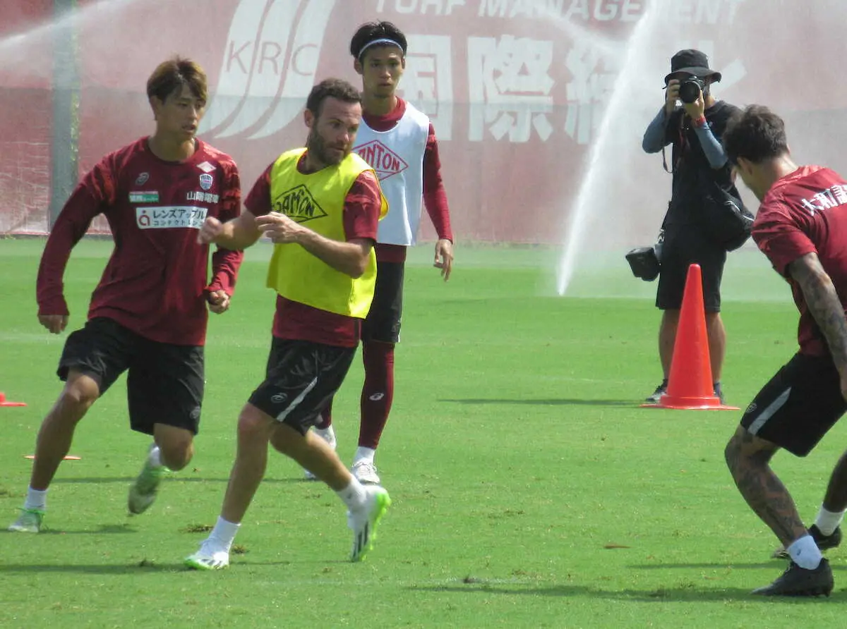【画像・写真】神戸　「マタ・システム」でリーグ初V目指す　元スペイン代表はトップ下で持ち味発揮
