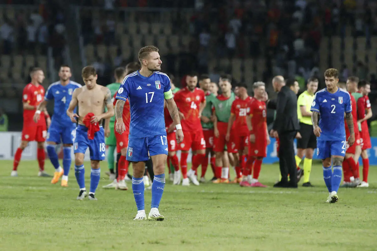 【画像・写真】スパレッティ新監督就任のイタリア　初陣は引き分け　欧州選手権予選