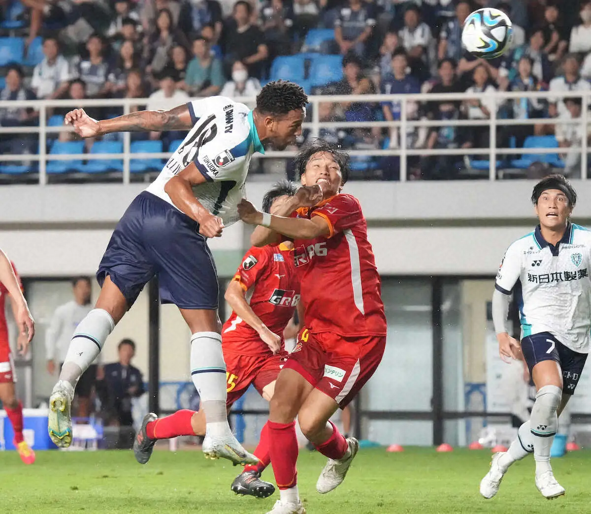 【画像・写真】福岡がウェリントン弾で名古屋にJ1で23年ぶりの勝利「本当にうれしい」