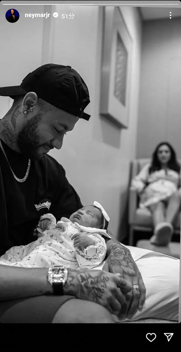 【画像・写真】ネイマールに女児誕生　交際中インフルエンサー・ブルーナとの間に　「私たちを選んでくれてありがとう」