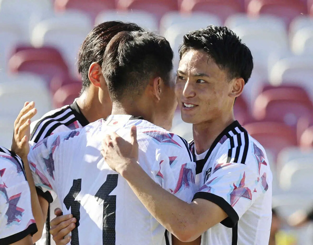 【画像・写真】U―22日本代表　FW細谷の2得点などでU―22メキシコ代表に4発快勝　鈴木、内野もゴール