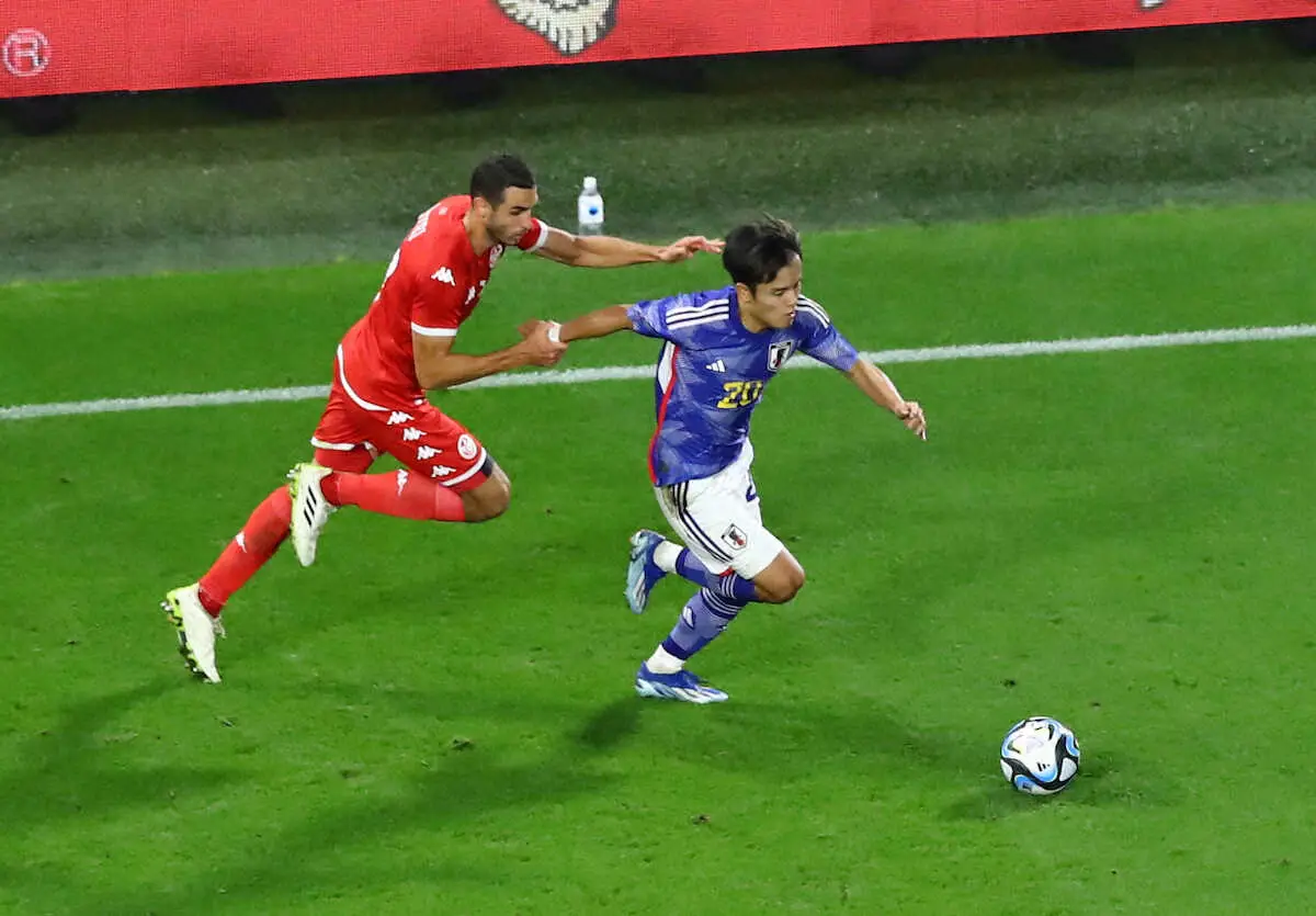 【画像・写真】日本　難敵チュニジアに雪辱でW杯2次予選に弾み　古橋＆伊東弾で2－0　彩艶も完封で貴重な経験