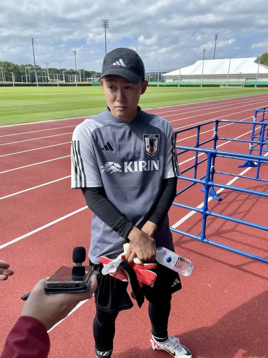 【画像・写真】なでしこGK山下　パリ五輪アジア2次予選へ「この3試合は失点0が当たり前」　