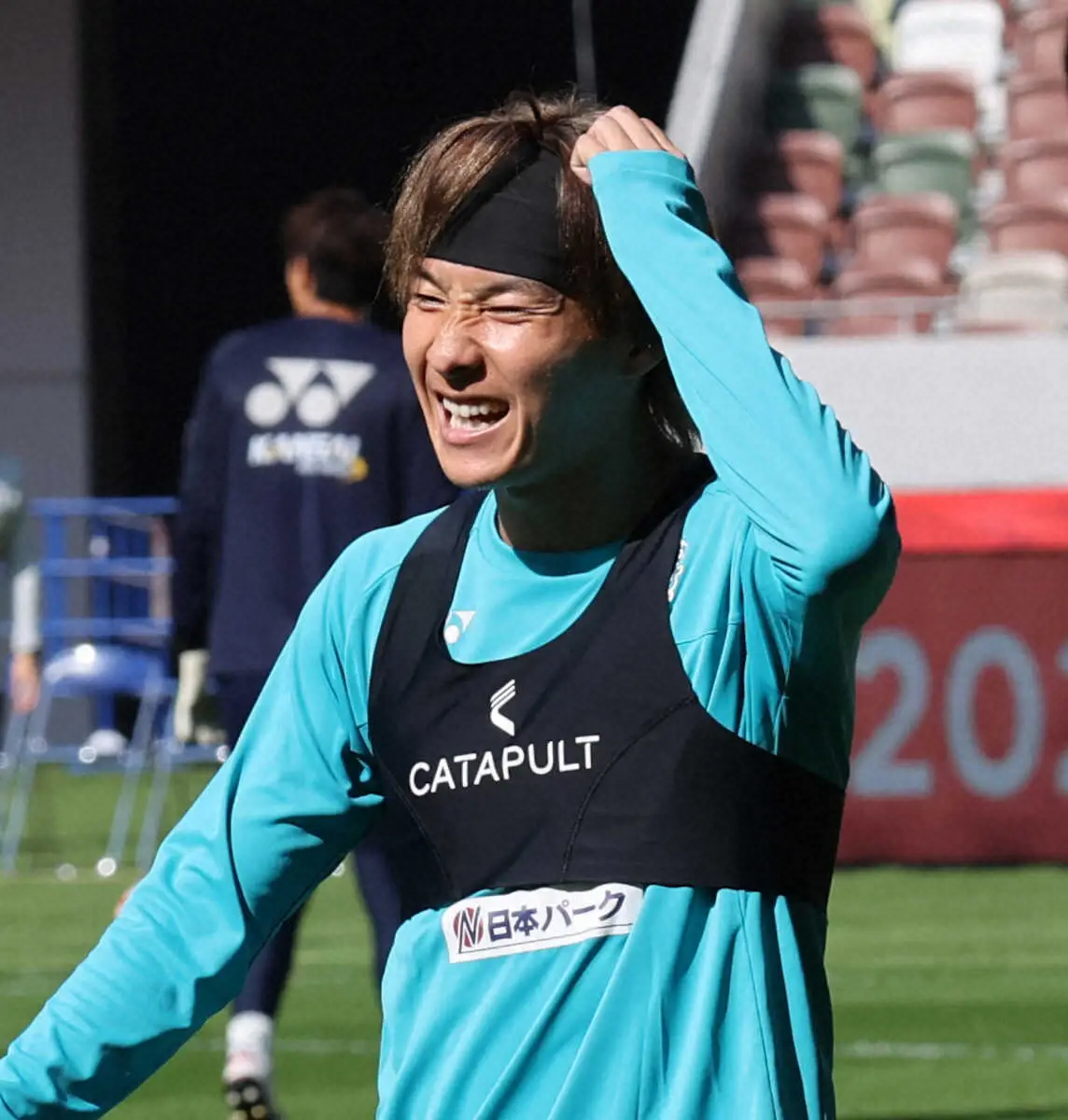 【画像・写真】「カラオケで一人で歌う方が緊張する」と言う福岡のエースFW山岸がゴールへの必勝ルーティン明かす