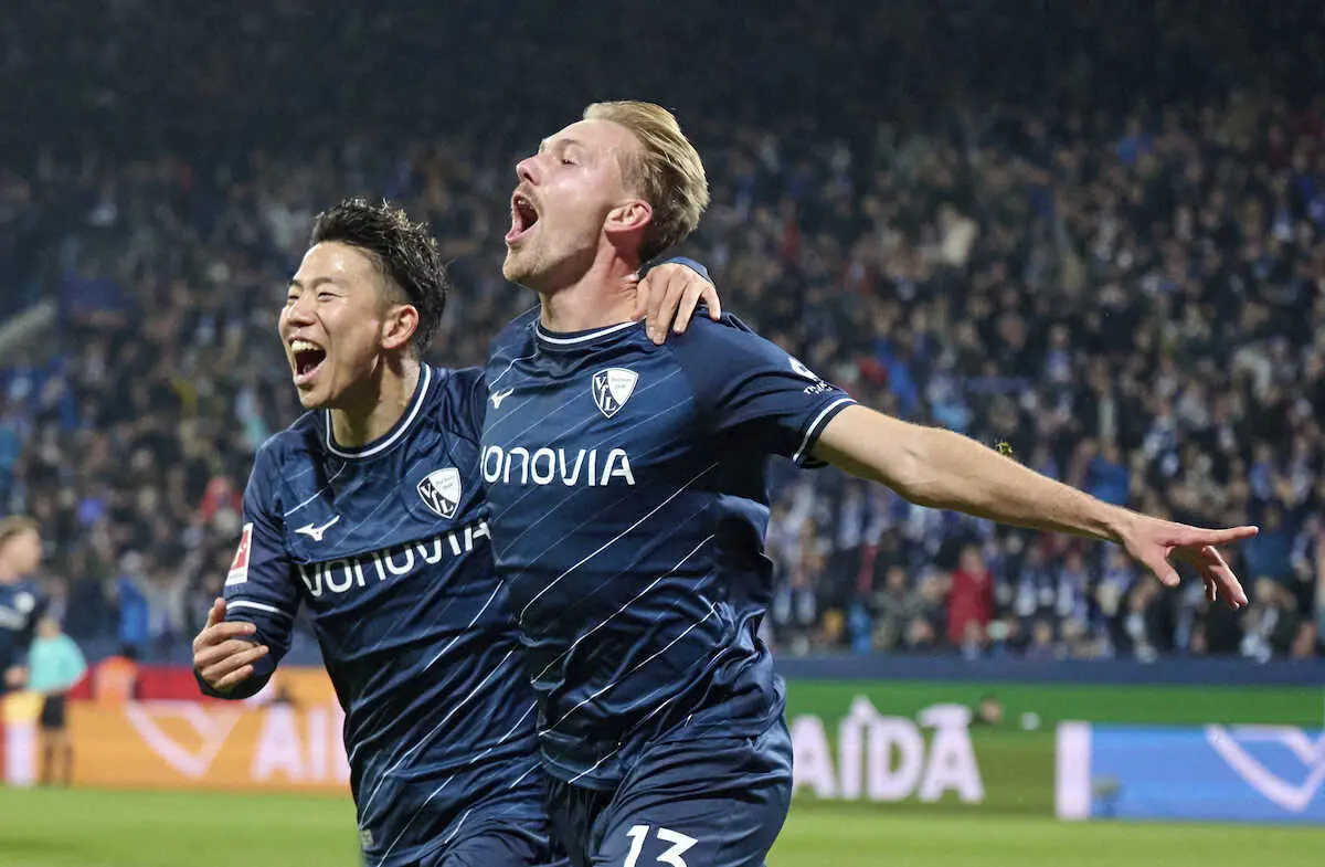 【画像・写真】ボーフム浅野は好機を逃して引き分け「実力不足。自分のせい」　W杯予選に向けて切り替え強調