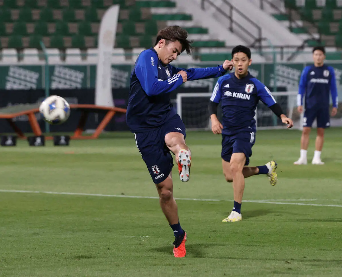 【画像・写真】綺世　日本代表4人目、W杯予選開幕から2戦連発狙う！21日シリア戦