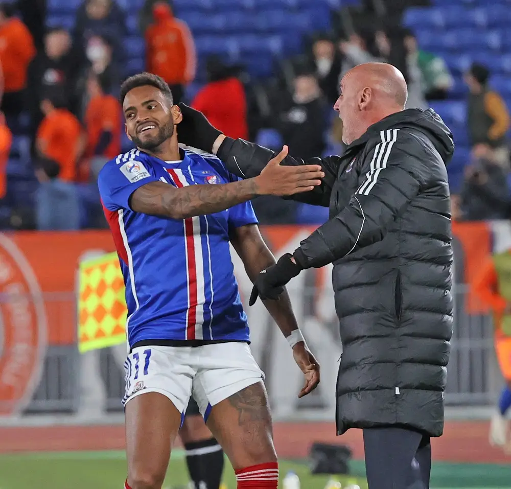 【画像・写真】DAZNが配信するサッカー「ACL」　横浜 マスカット監督“有終”の3発快勝！2大会連続の決勝T進出