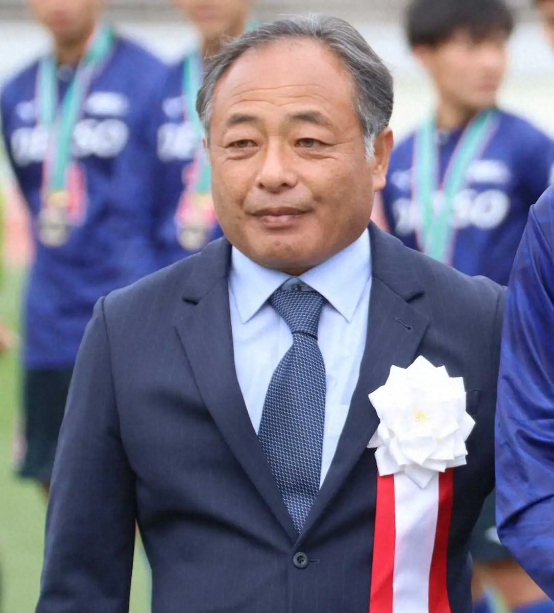 【画像・写真】全日本大学サッカー連盟理事長を務める流通経大・中野雄二監督