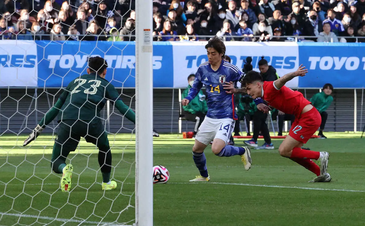 【画像・写真】日本代表MF伊東　5発快勝も反省「自分が決めてれば…」　キャプテンマークには感激「本当に名誉なこと」