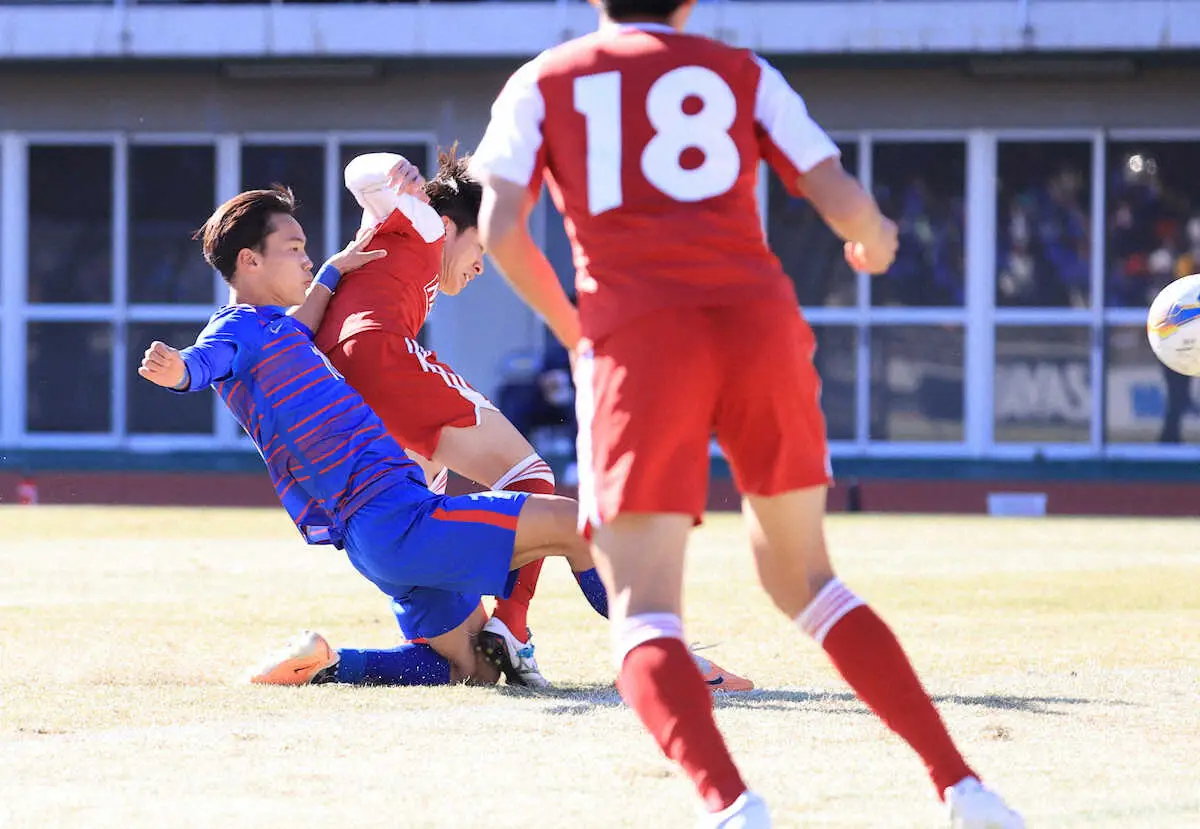 【画像・写真】【高校サッカー】市船橋・郡司　V弾で4強　得点ランク単独トップ5発目　10点以上へ「狙っていきたい」
