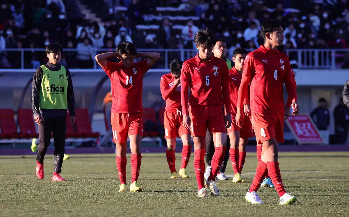 【画像・写真】【高校サッカー】屈指のタレント軍団、神村学園が敗退　DF吉永「海外で結果を…」