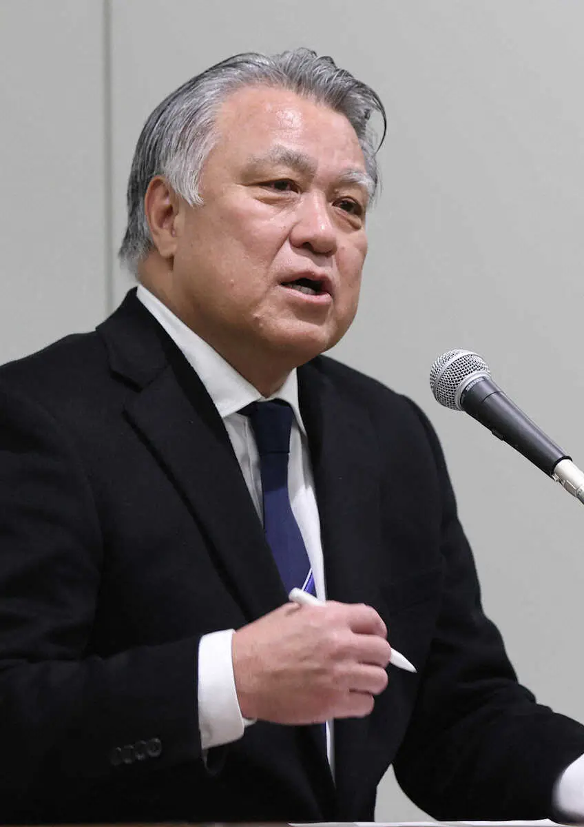 【画像・写真】【アジア杯】田嶋会長　代表離脱の伊東純也に「協会としてやることあった」も対応は「最善のことをした」