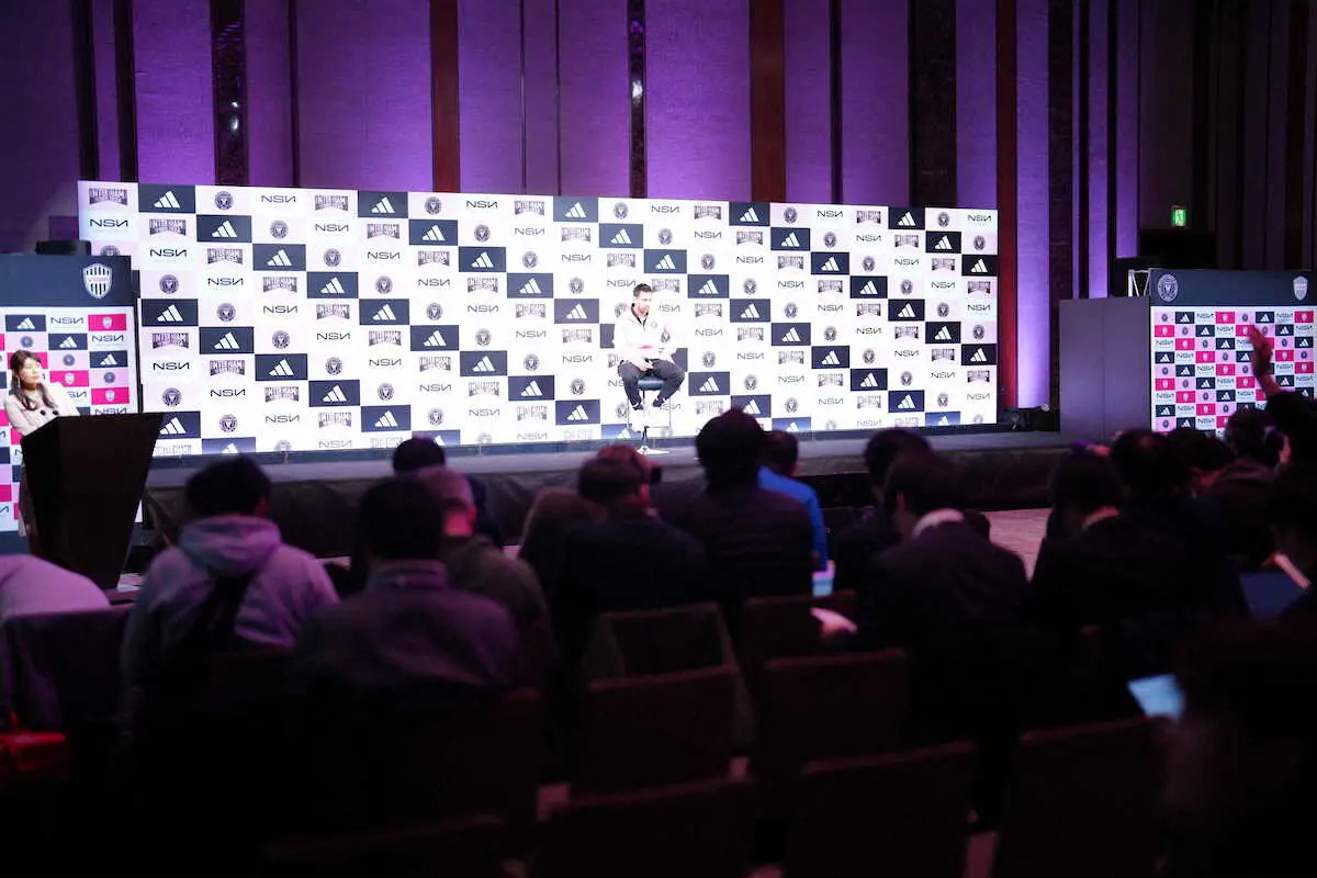 【画像・写真】メッシが来日会見　内転筋の状態は改善も「確認したい」と7日の出場は明言避ける