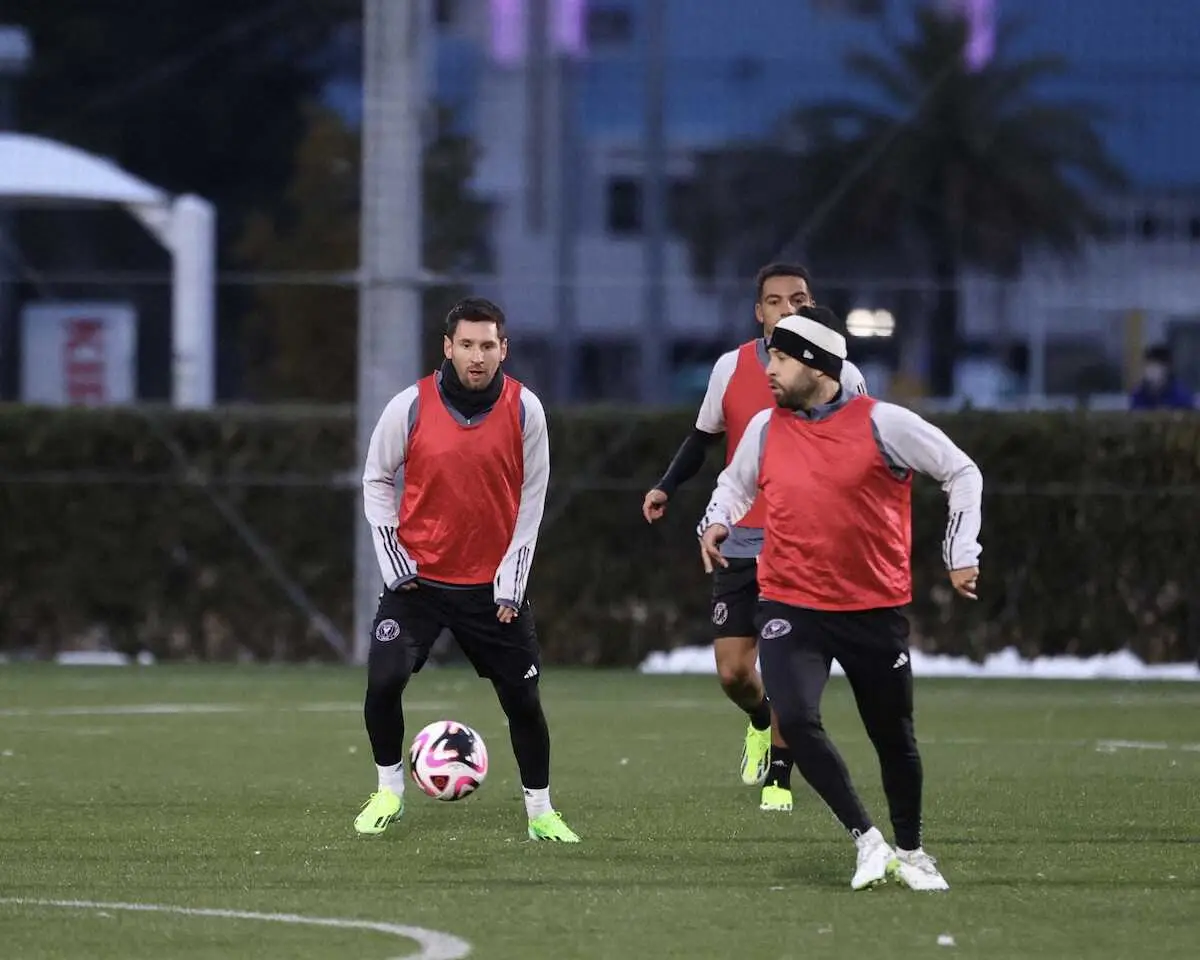 【画像・写真】マイアミFWメッシ　7日の神戸戦出場へ前向きコメント「だいぶ良くなっている」　内転筋に違和感