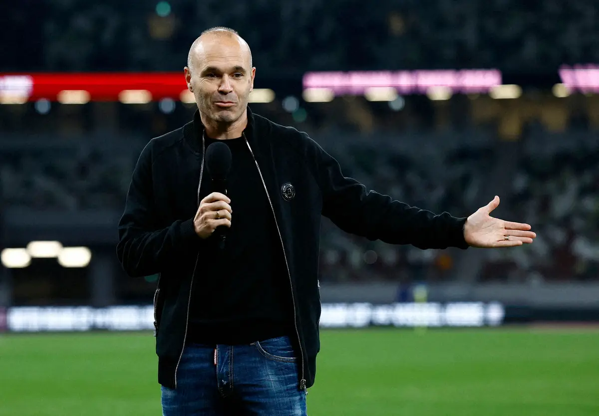 【画像・写真】イニエスタ“サプライズ登場”に会場沸いた!　メッシ＆スアレスも笑顔　神戸―マイアミ戦