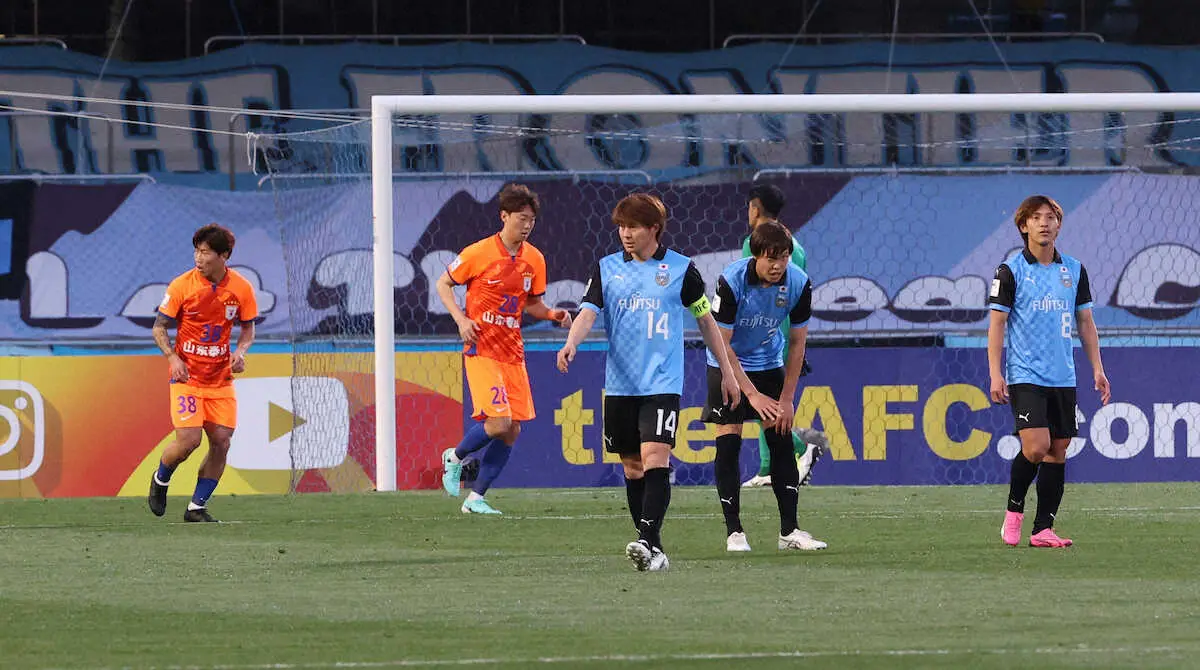 【画像・写真】【ACL】川崎F　本拠で無念の16強敗退…山東との激闘、終了間際の被弾で2戦合計5―6と逆転許す