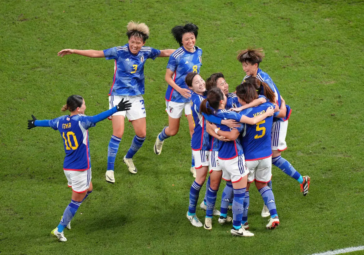 【画像・写真】なでしこJ　高橋はな先制弾で前半1―0で折り返す　北朝鮮の猛攻しのぐ　勝てばパリ五輪切符の国立決戦