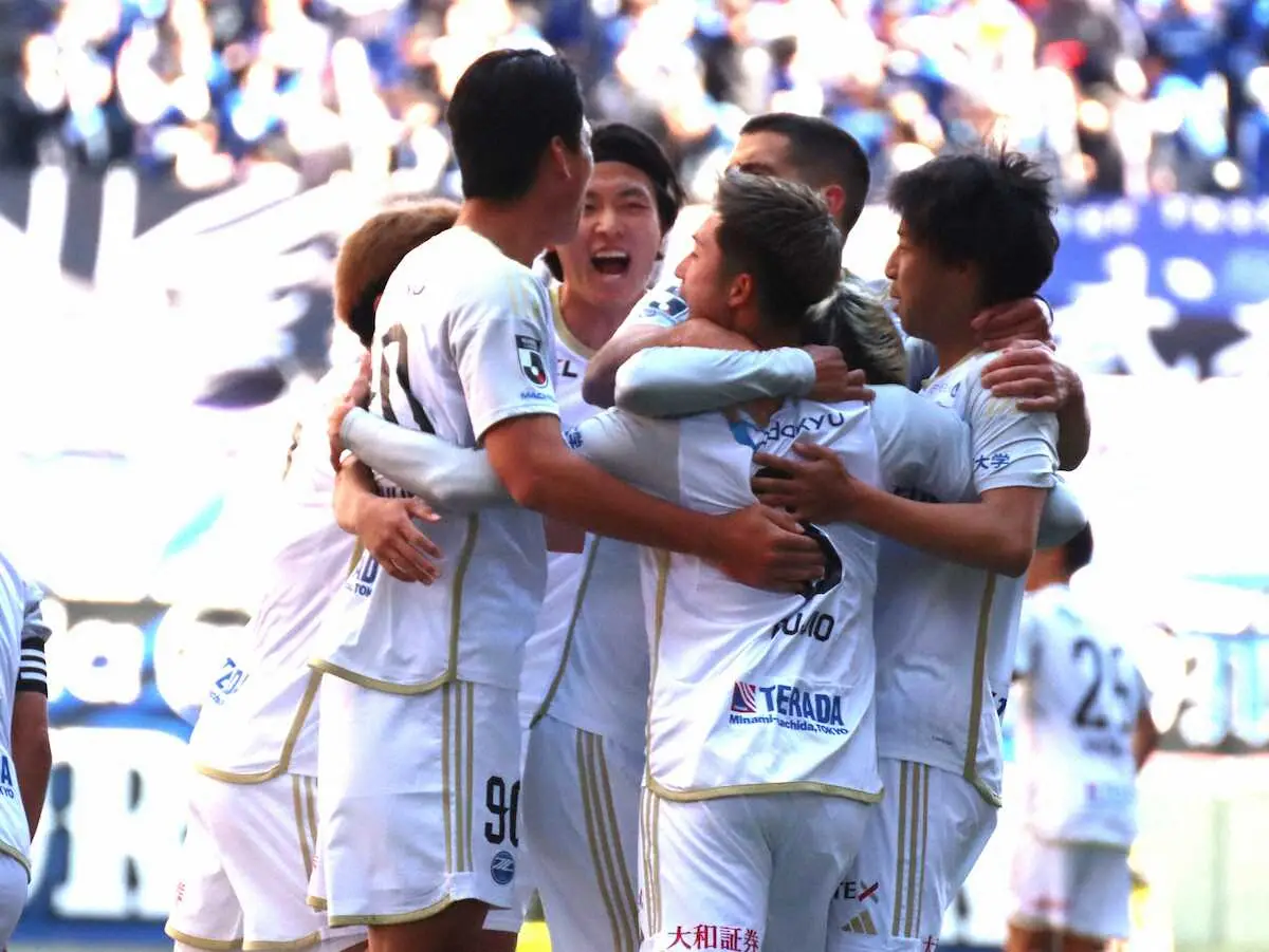 【画像・写真】町田が名古屋破りJ1初勝利　得意のロングスローからパリ五輪世代FW藤尾翔太が決勝弾