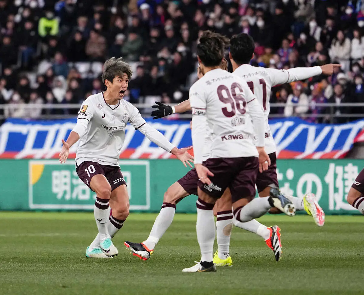 【画像・写真】“半端ない大迫劇場”「本当に集中して蹴れた」　PK外すも芸術的な直接FK弾で神戸が逆転勝利
