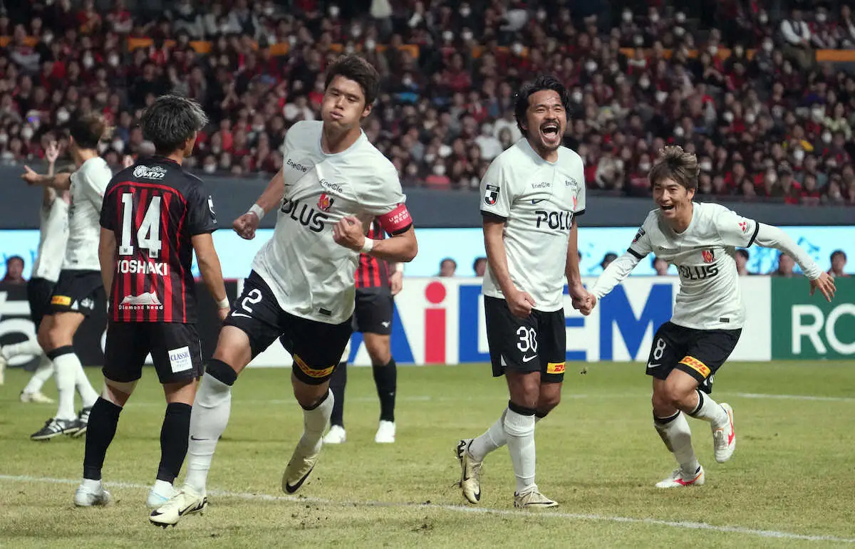 【画像・写真】浦和が主将・酒井のゴールで今季初勝利　守備でも敵地で相手を零封