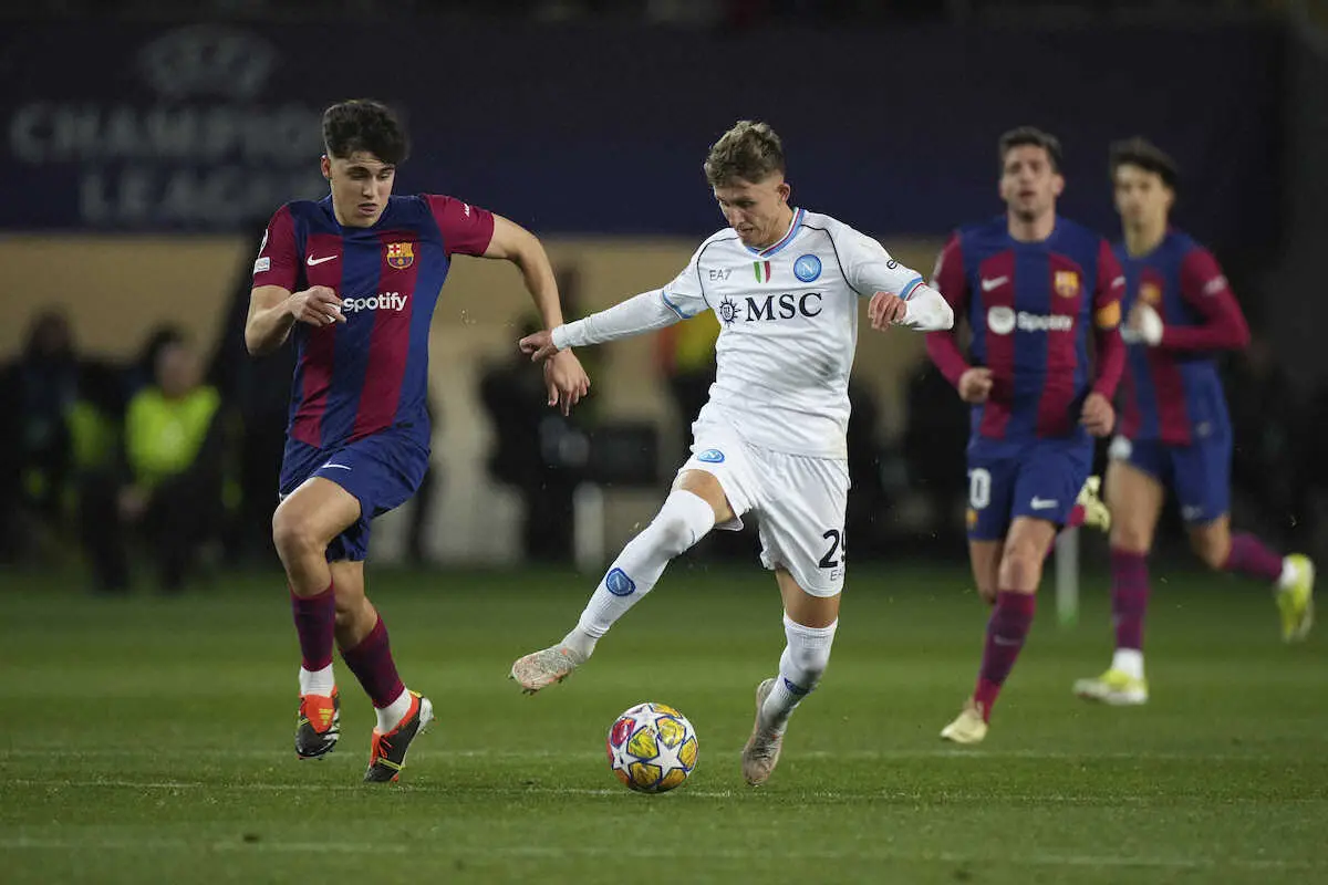 【画像・写真】バルサに新星、17歳がMOM　DFクバルシが攻守で存在感　16歳ヤマルも躍動、若い力で8強