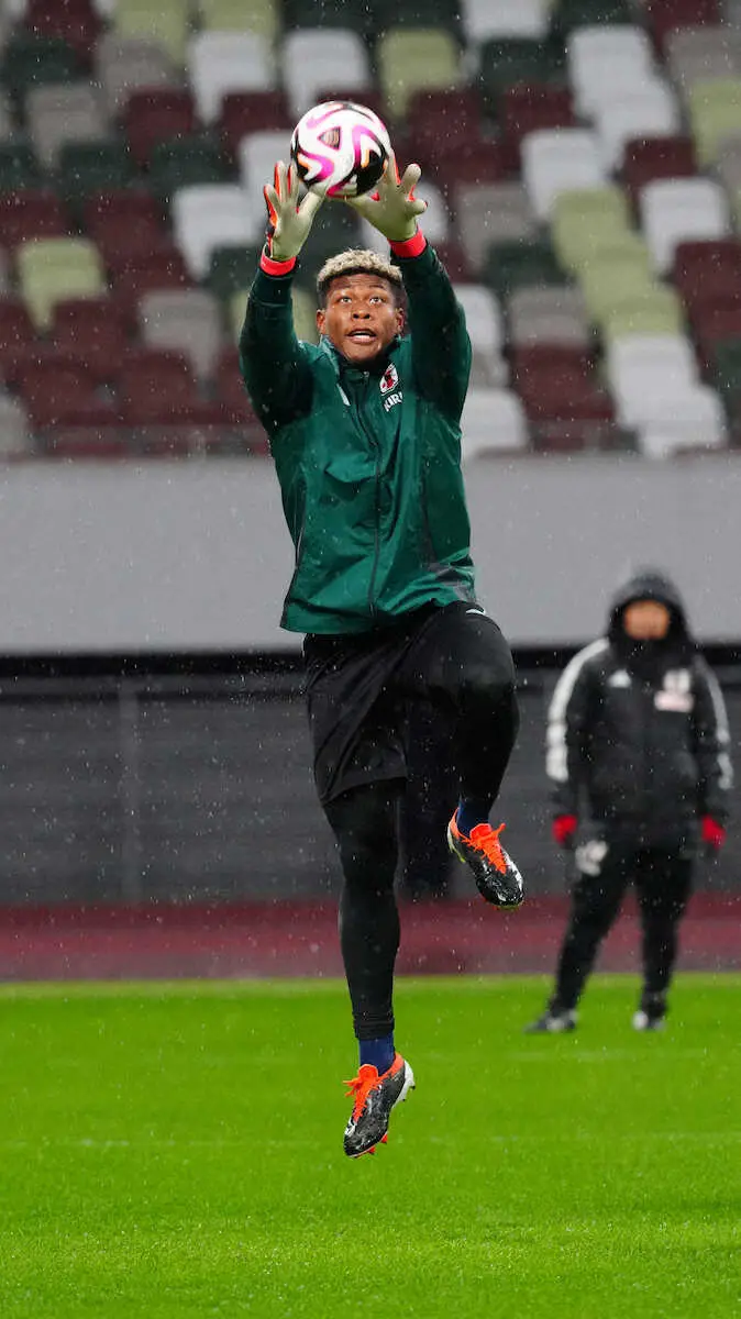 【画像・写真】日本代表GK鈴木彩艶　8戦連続スタメン濃厚　アジア杯から「気持ちを新たに準備している」