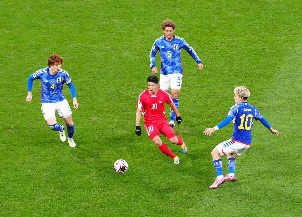 【画像・写真】日本代表　6年3カ月ぶり北朝鮮戦1ー0辛勝も…無傷3連勝でW杯2次予選突破王手!