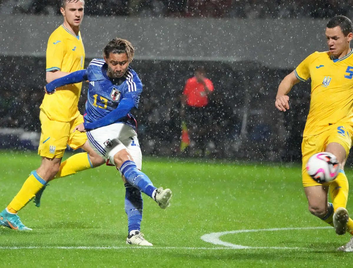 【画像・写真】U―23日本代表　パリ五輪出場ウクライナに2発快勝!4月のアジア最終予選へ弾み　田中は大岩J初得点