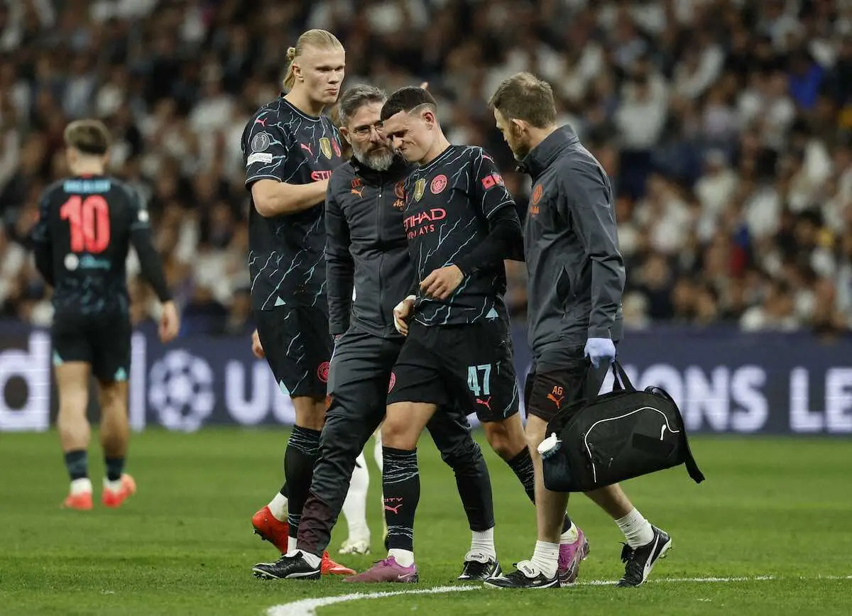 【画像・写真】マンC・フォーデン芸術弾!レアルとの激闘ドローは「最高の試合の一つ」　負傷交代も「回復の時間はある」