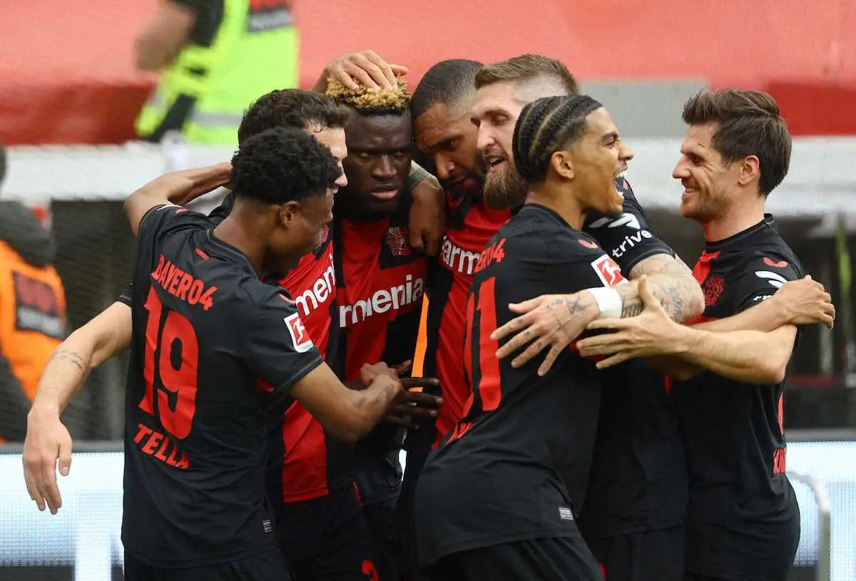 【画像・写真】レバークーゼン悲願の初優勝!バイエルン12連覇阻む　開幕29戦負けなしリーグ新記録樹立