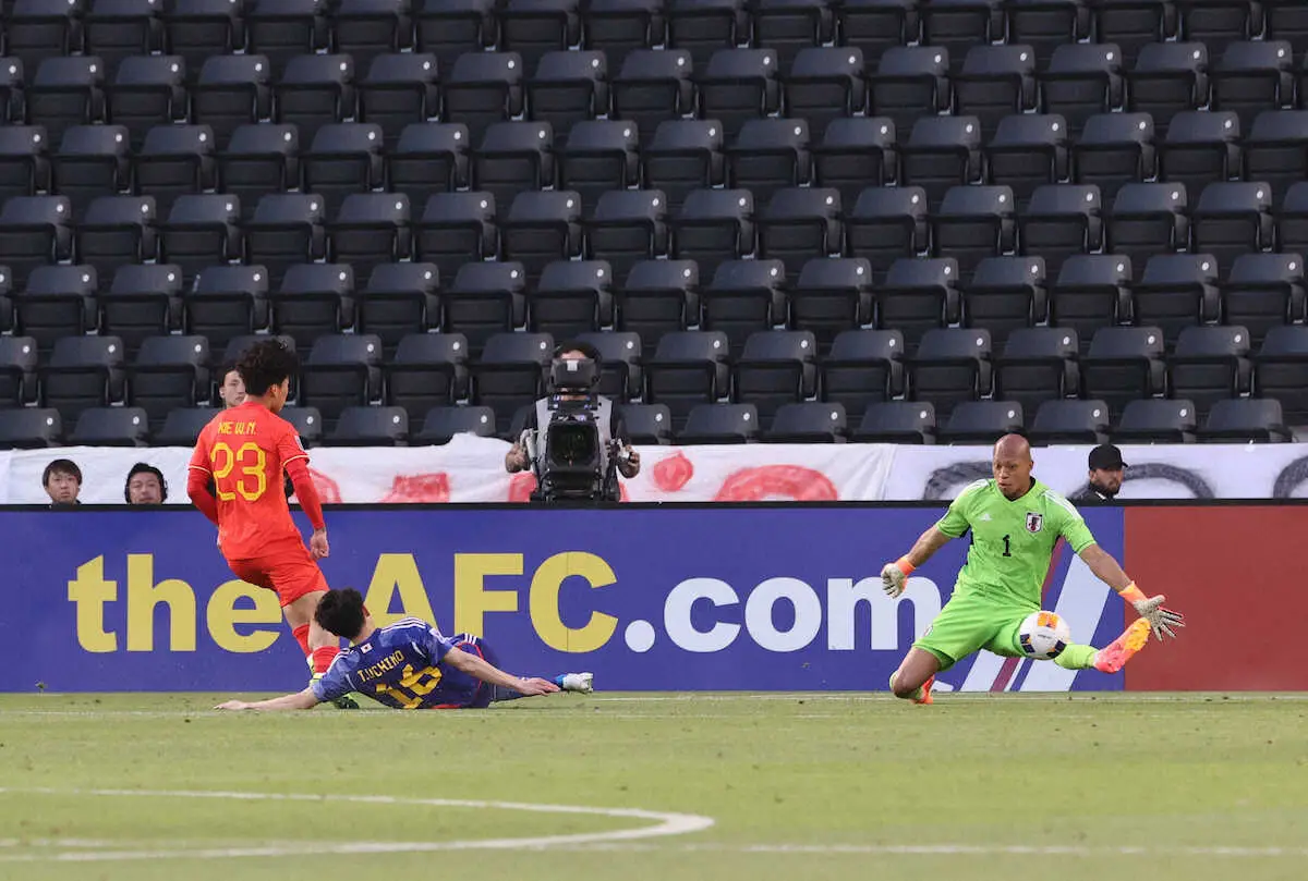 【画像・写真】【五輪最終予選】U23“1次L突破率100％”大会1号松木弾で中国に快勝発進　一発レッドで数的不利も