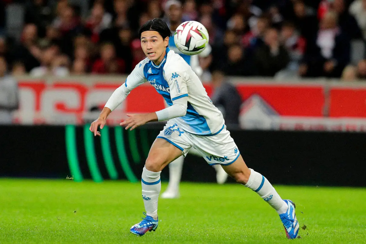 【画像・写真】モナコの南野拓実（AP）