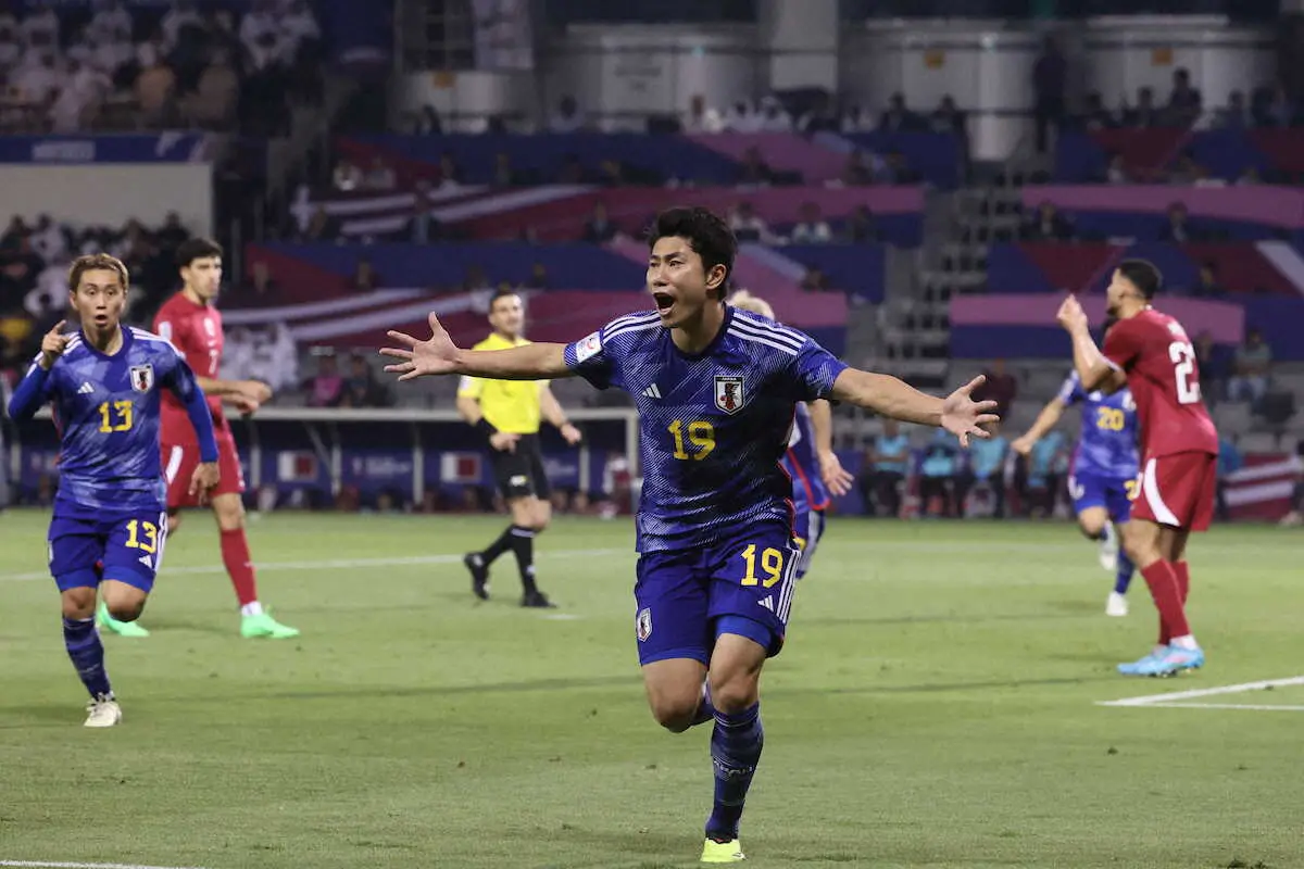 【画像・写真】【五輪最終予選】U-23日本代表、パリ切符王手！細谷が劇的V弾　開催国カタールと120分激闘