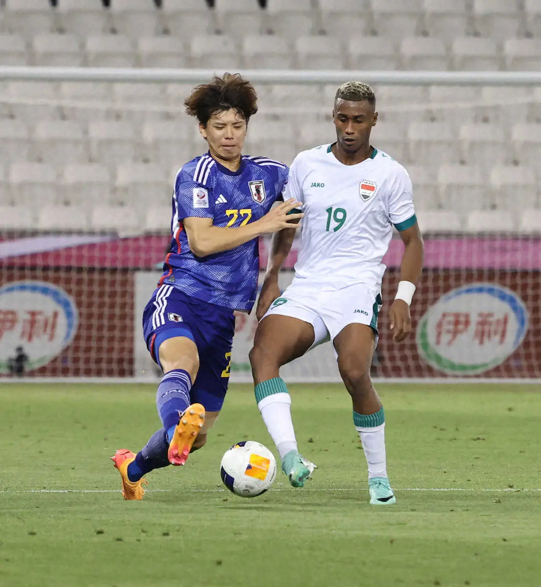 【画像・写真】＜U－23日本代表・U－23イラク代表＞前半、高井（撮影・小海途　良幹）