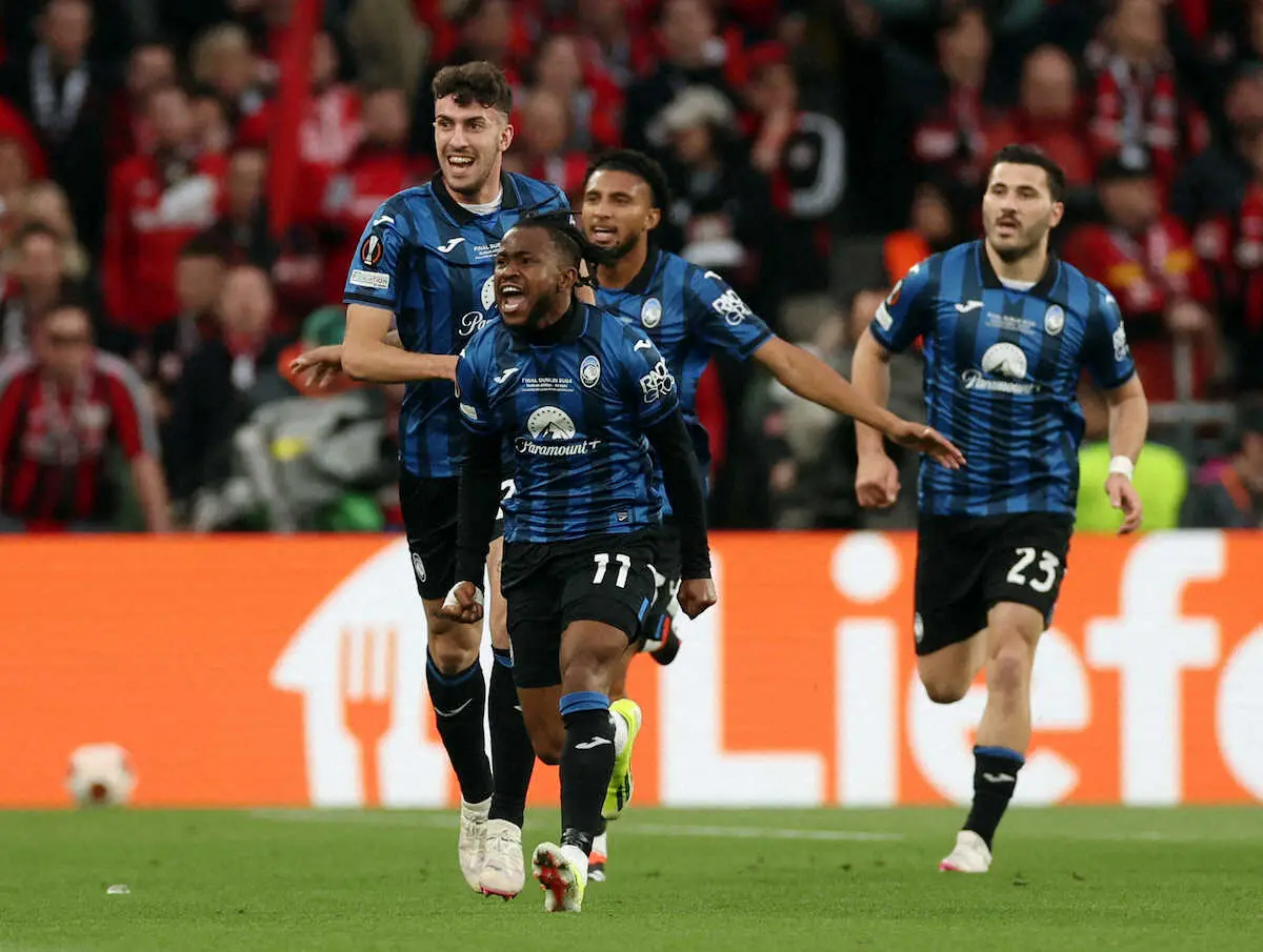 【画像・写真】アタランタ　欧州リーグ初制覇!FWルックマン“決勝史上初”ハット達成でレーバークーゼン無敗記録止めた