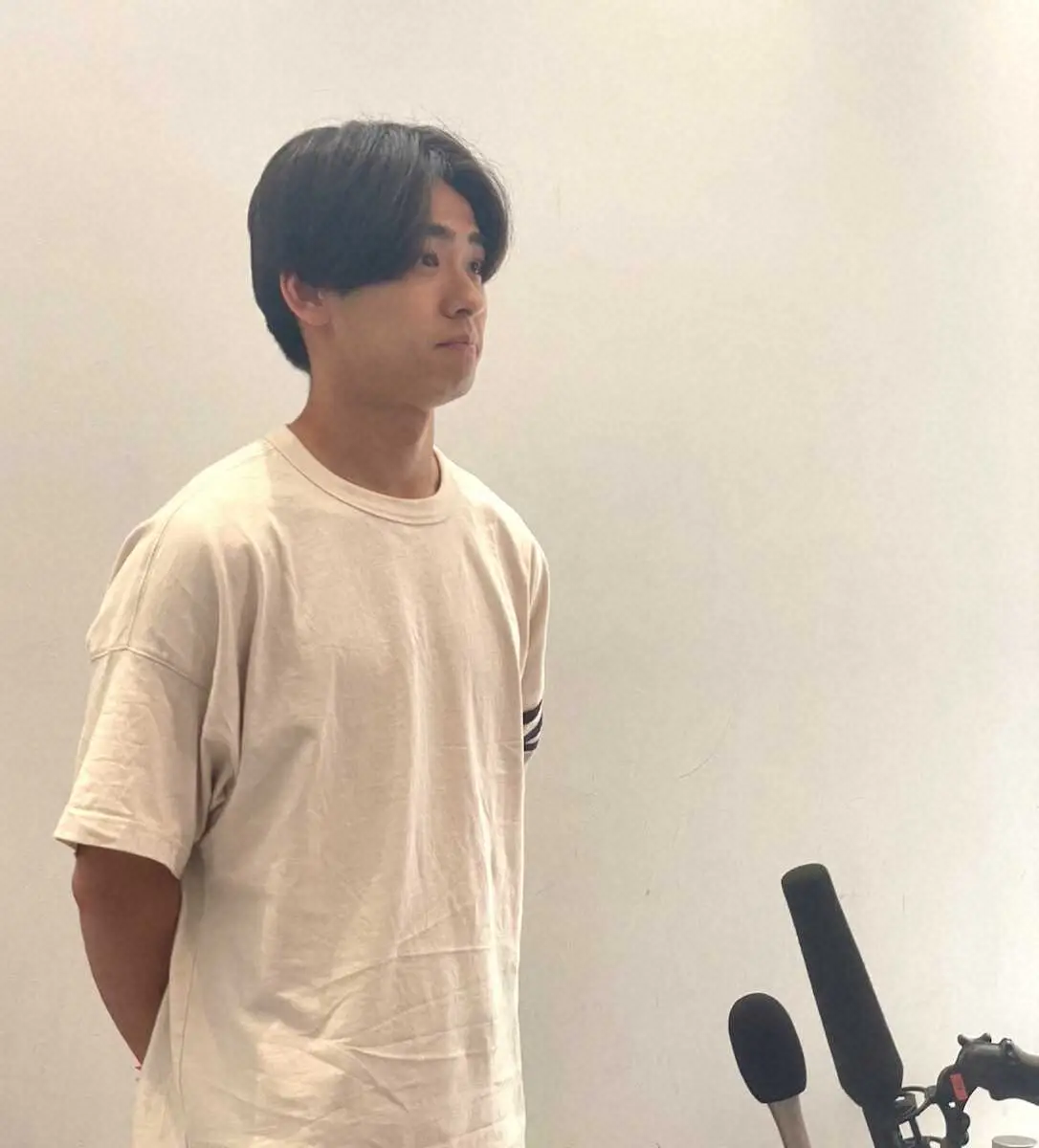 【画像・写真】スパルタ斉藤光毅がオランダから帰国　パリ五輪「行きたい」　代表＆クラブ両立の思い「体が2つあって」