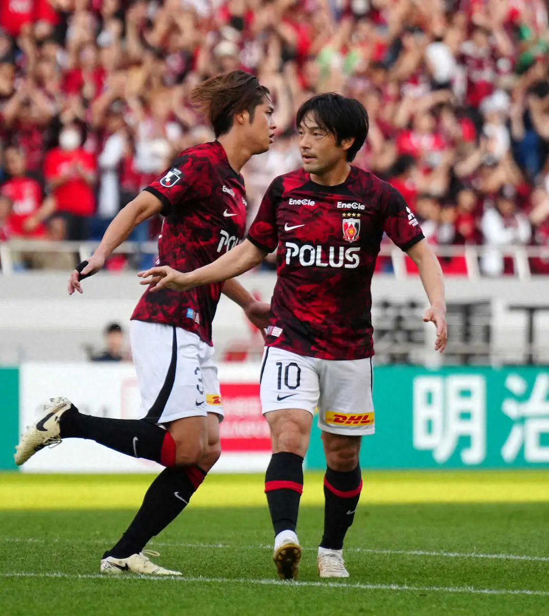 【画像・写真】浦和3戦ぶり勝利ならず　1―1ドロー　MF中島翔哉が今季初得点　FW前田直輝はJ1通算200試合出場