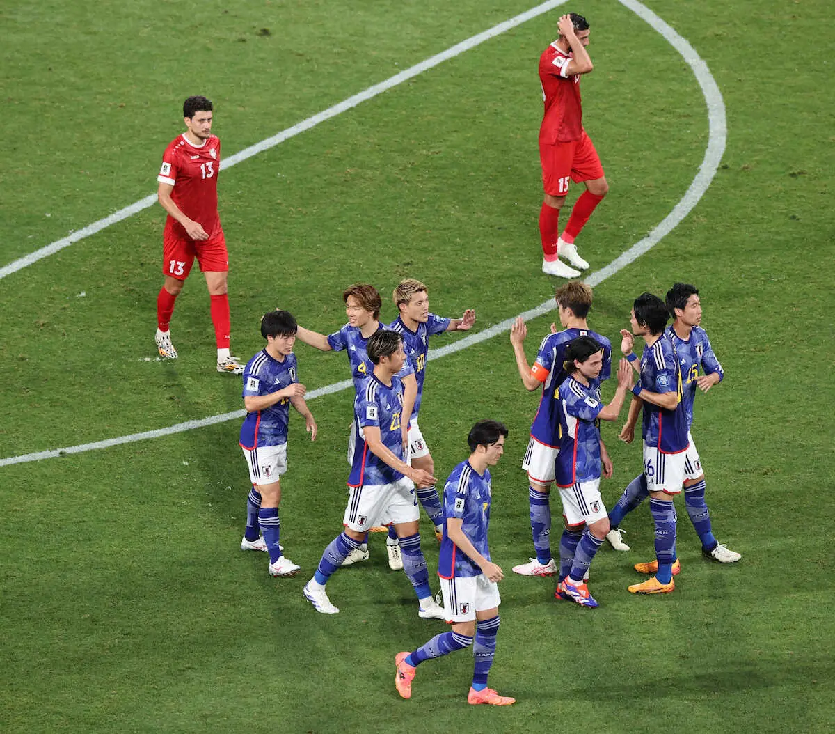 【画像・写真】後半も止まらない！日本代表が5点リード　後半に相馬、南野が追加点　W杯アジア2次予選シリア戦