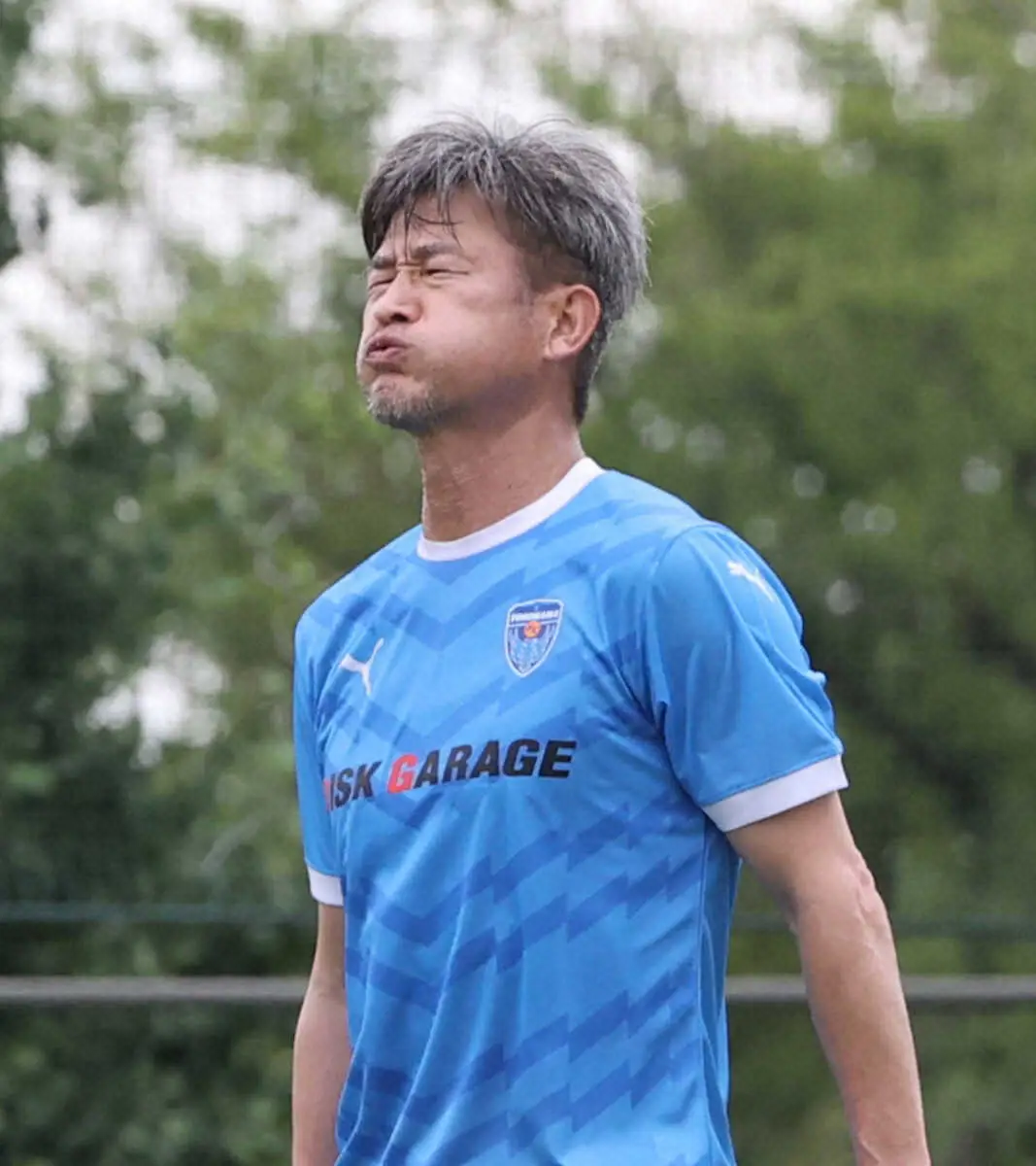 【画像・写真】カズ　横浜FCの選手として東京Vとの練習試合出場　惜しいシュートに「決めたかったね」